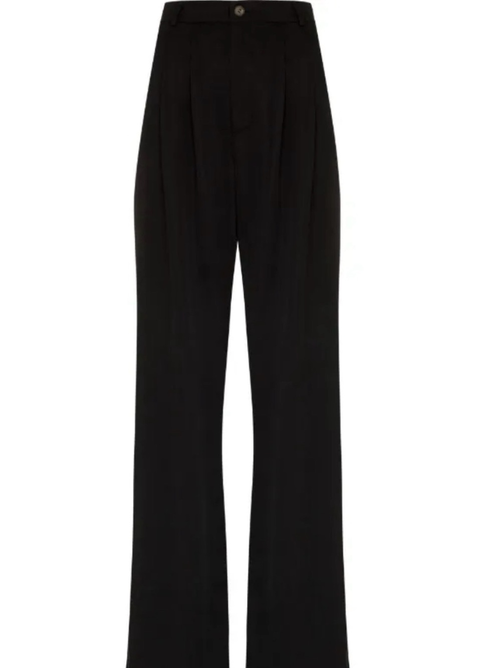 Reformation Black High-Rise Wide-Leg Trousers size 12 - Picture 6 of 11